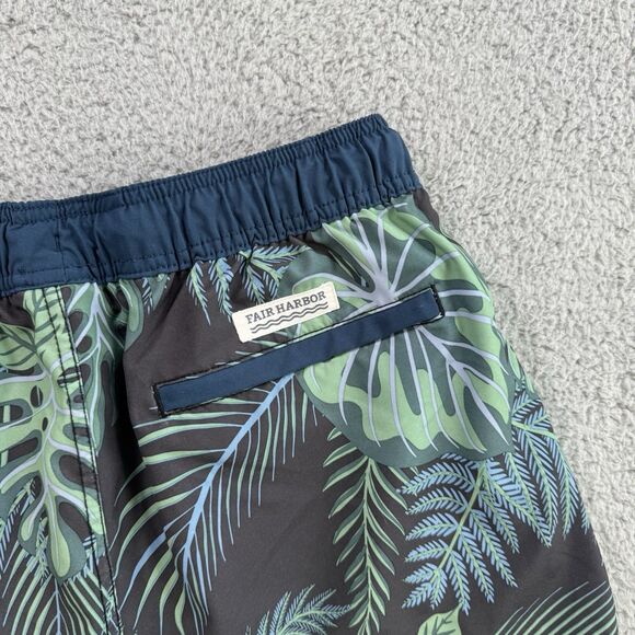 Fair Harbor Shorts Men's M Floral Lined Drawstring Athletic Performance - Picture 6 of 7